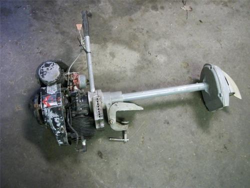 Cal jet hydro jet drive 3.3hp  4400 outboard motor needs work ja