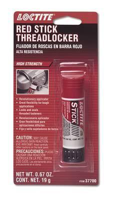 Loctite 37700 threadlocker stick heavy-duty red 19 g each