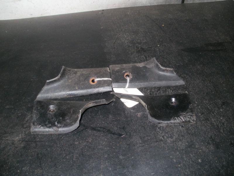 1967 1968 1969 camero ss black set rear window headliner corner trim pair 2 set