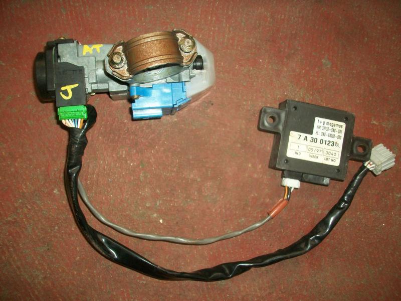 Find 97 98 99 00 01 Honda Prelude H22 Ignition Switch Key Locks ECU Set