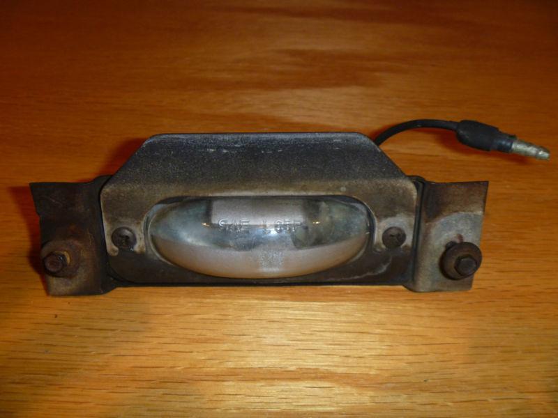 1968-1970 mopar charger road runner license plate light housing & lense