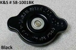 K&s motorcycle black standard-pressure 16 psi radiator cap 58-1001bk