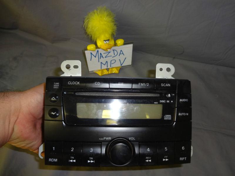 00-01 mazda mpv radio cd player oem