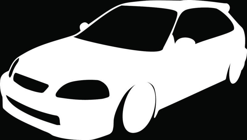 Ek hatch civic jdm car sticker decal turbo ls vtec swap illest 