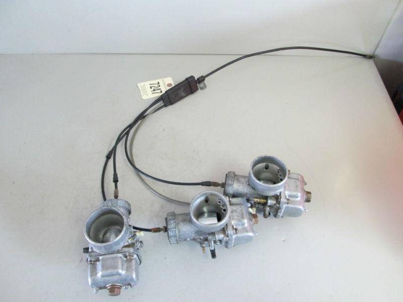 1998 98 ski doo formula iii 3 700 snowmobile carbs w/ throttle cable # 7247
