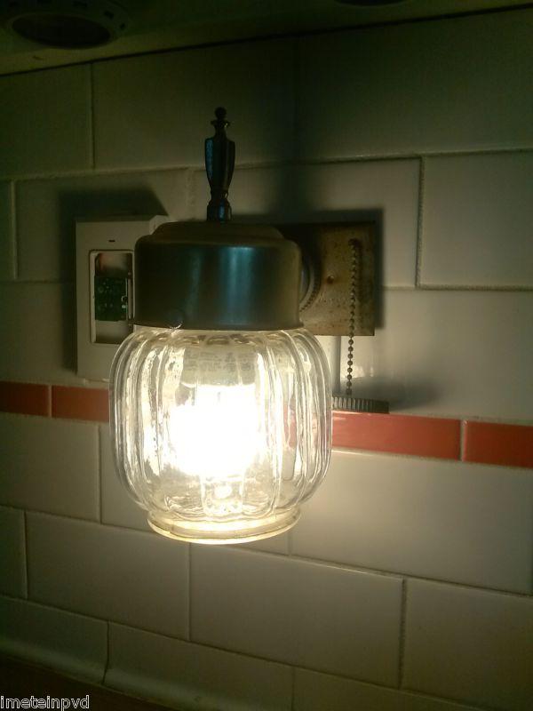 Rare 1950s retro shasta airstream vagaond or spartantravel trailer porch light!!