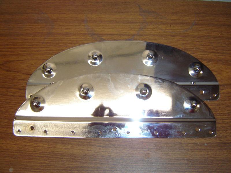 Harley Saddle Bag Mounting Plates 1936-1957, US $60.00, image 3