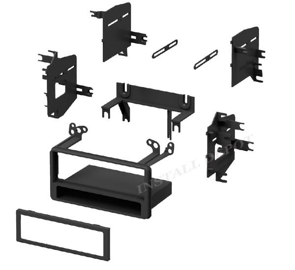 2003-2009 toyota 4-runner highlander dash kit car radio stereo install mount cd