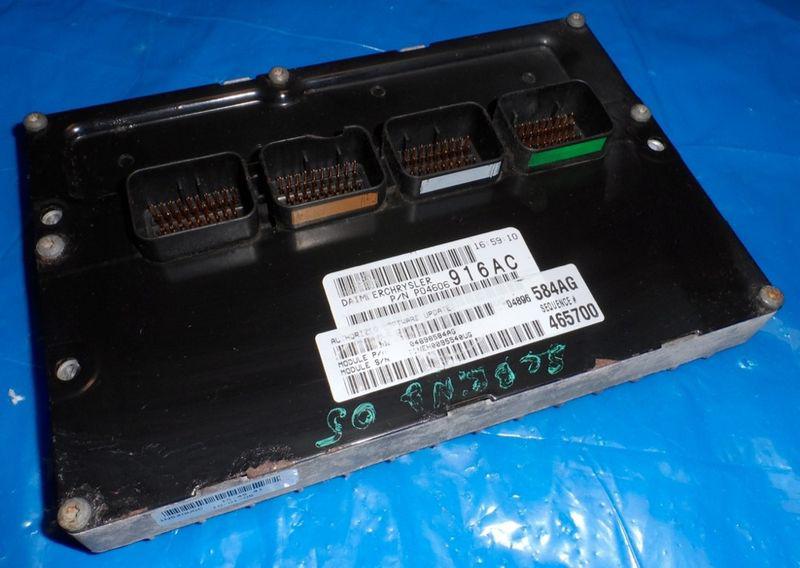 2005 chrysler sebring, engine computer module, ecu / pcm, p04896584ag