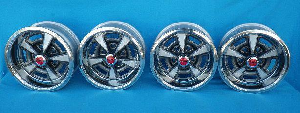 1967-77 Pontiac, GTO, Firebird, Catalina Rally II Wheels 14x6 - Restored Set/4, US $600.00, image 2
