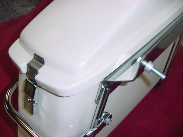 RARE VINTAGE NOS HARLEY SPORTSTER IRONHEAD SADDLEBAGS MOUNTS GUARD RAIL WOW!! , US $1,888.00, image 7