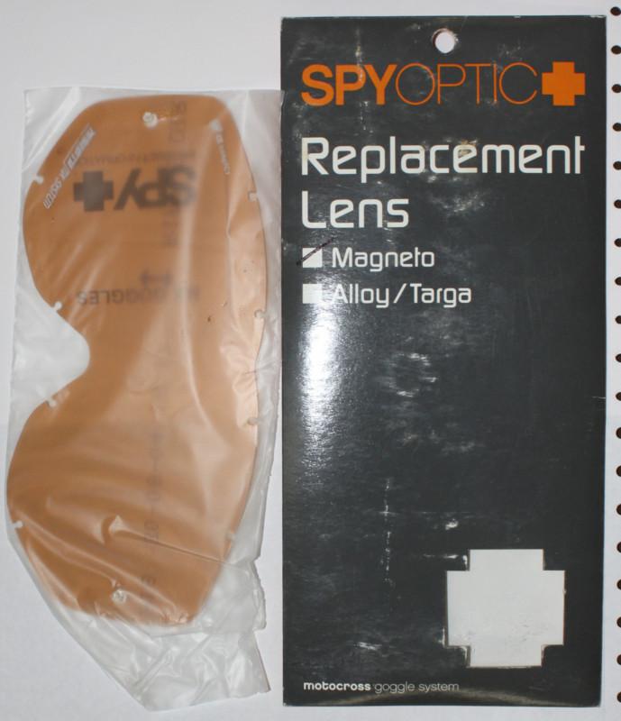 Spy optic mmx08fp persimmon anti-fog replacement lens magneto goggles