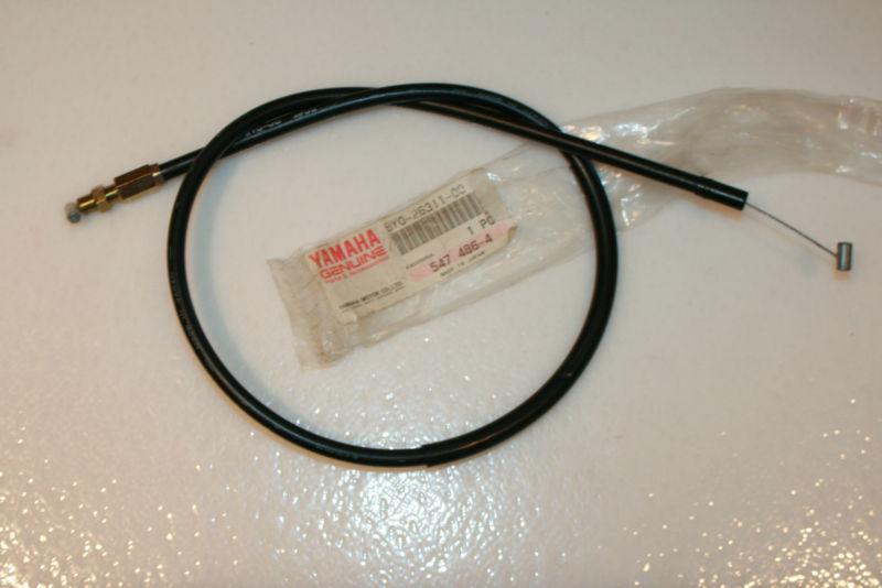 Nos oem yamaha 8y0-26311 throttle cable 1985 - 91 sr540 85 - 90 xl540 85 ss400