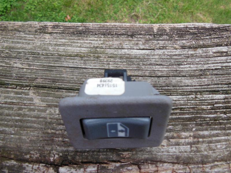 96-99 tahoe suburban rear gray power window switch driver/passenger control oem
