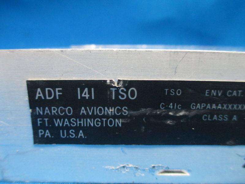 Narco ADF 141 Receiver Serial Number: 51830 TSO'd, US $499.99, image 5