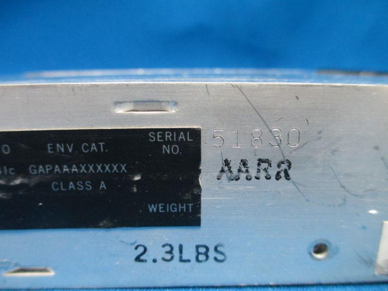 Narco ADF 141 Receiver Serial Number: 51830 TSO'd, US $499.99, image 6