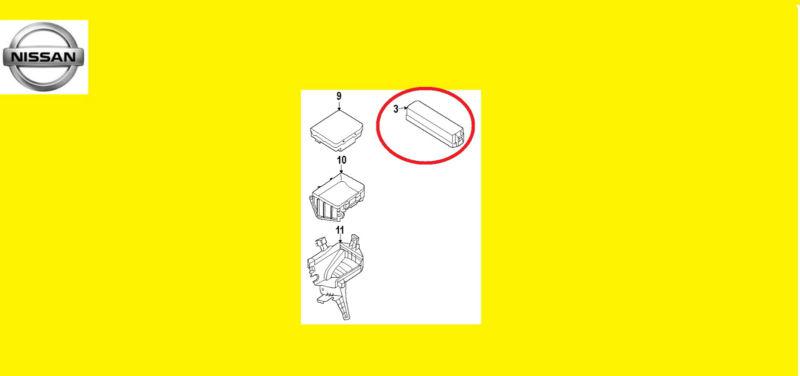 Nissan 24382em31a genuine oem upper cover new