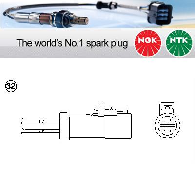 1x ngk ntk oxygen o2 lambda sensor  oza488-am1 oza488am1 (0042)