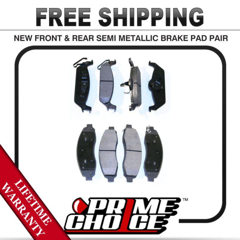 Find Complete Set of Front and Rear Premium Brake Pads with Lifetime