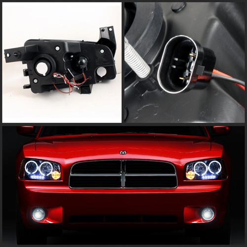 06-08 Charger Smoked Pro Headlights + Corner Lights + LED Perform Tail Lights, US $304.99, image 2