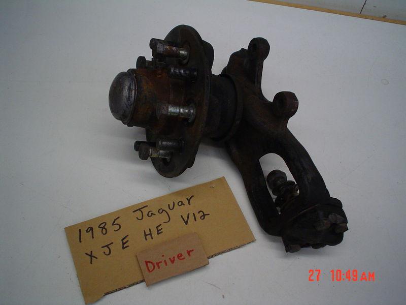 1985 jaguar xjs he driver front hub spindle bracket assembly 82-87