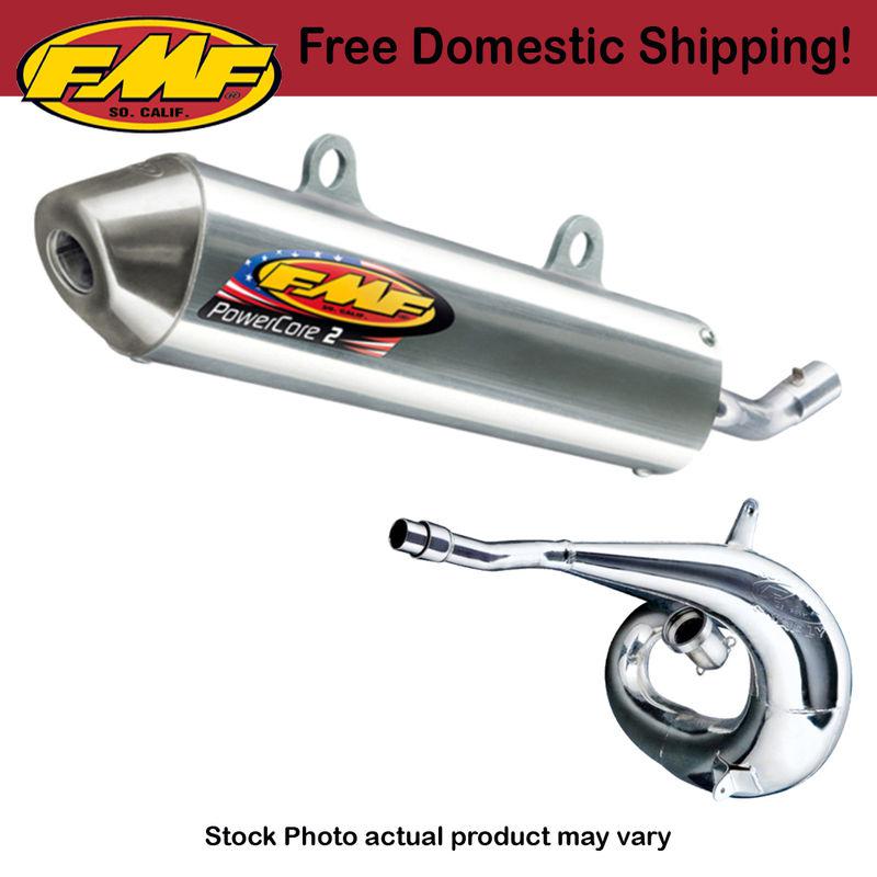 Fmf full exhaust powercore 2 silencer & gnarly pipe 1995 1996 honda cr250r