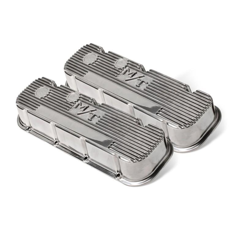 Holley performance 241-84 m/t retro aluminum valve covers