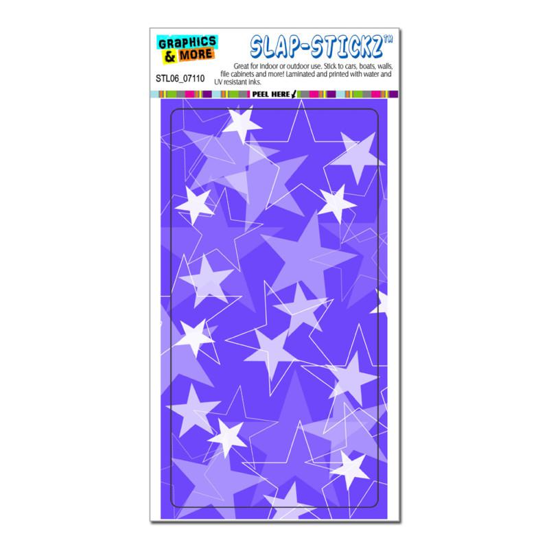 Stars purple - slap-stickz™ automotive car window locker bumper sticker