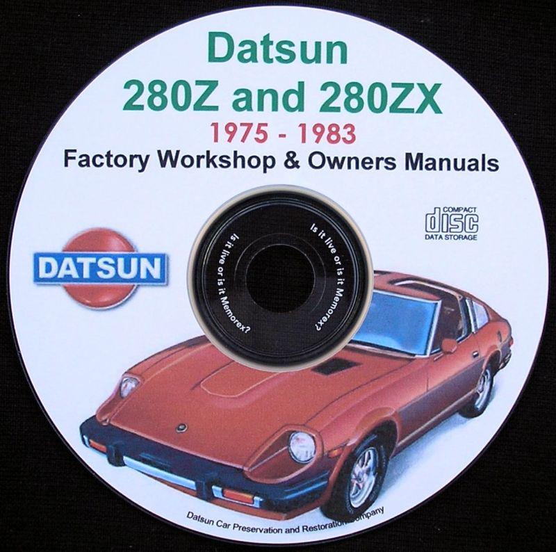 Datsun nissan 280z 280zx workshop repair service maintenance owners manual