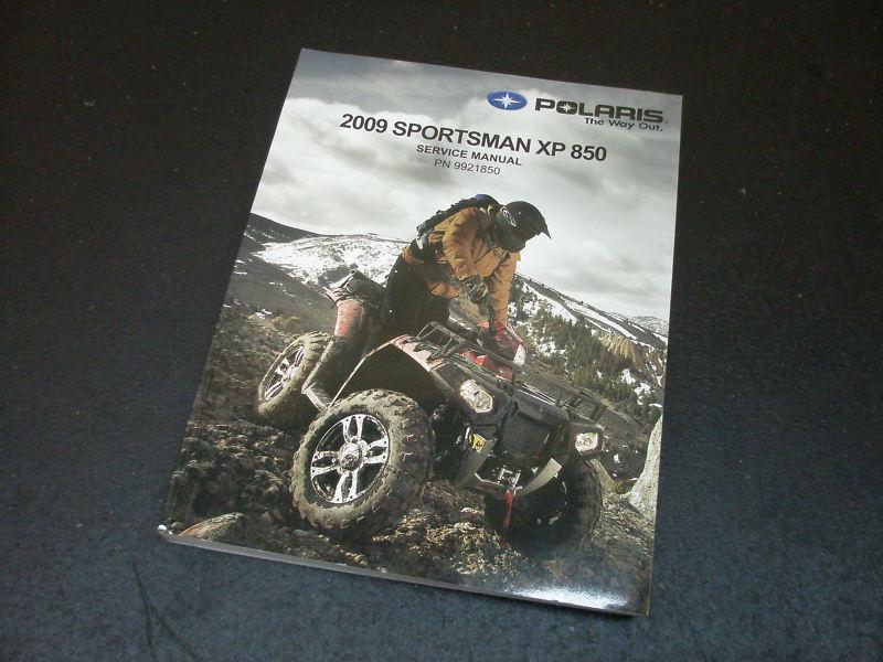 Service manual - 2009 polaris sportsman xp 850 - 9921850