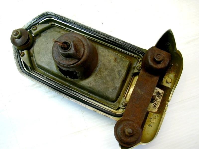 VINTAGE 1950 51 DODGE Dodak CB-197293 TAIL LIGHT CHROME BEZEL HOUSING REFLECTOR , US $4.99, image 3