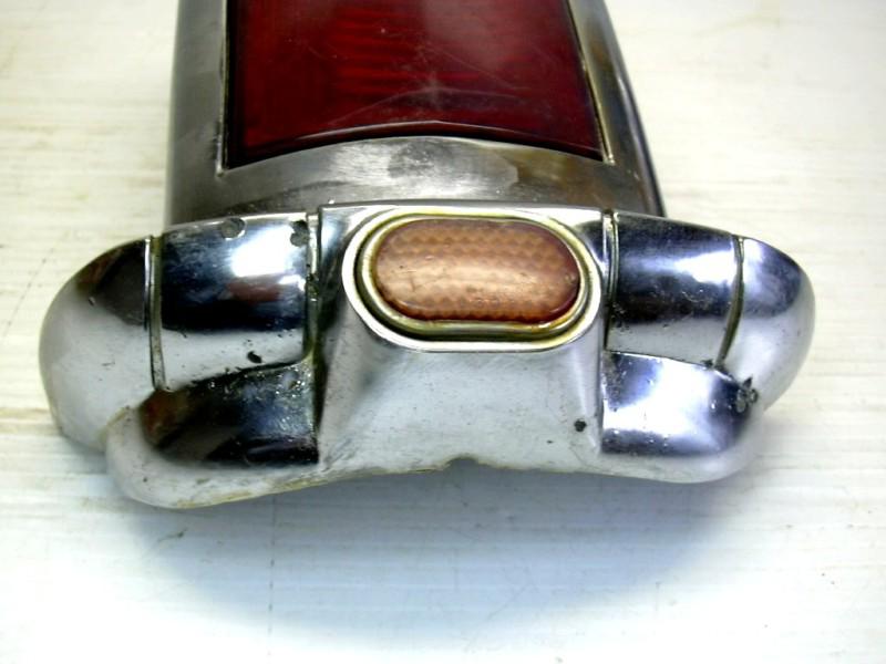 VINTAGE 1950 51 DODGE Dodak CB-197293 TAIL LIGHT CHROME BEZEL HOUSING REFLECTOR , US $4.99, image 4