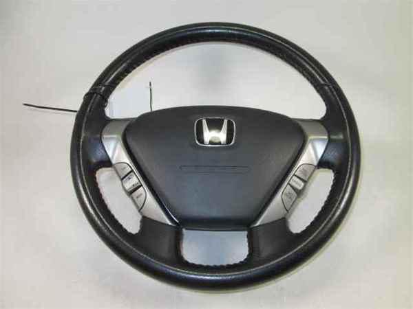 03 04 05 pilot black leather steering wheel w/airbag