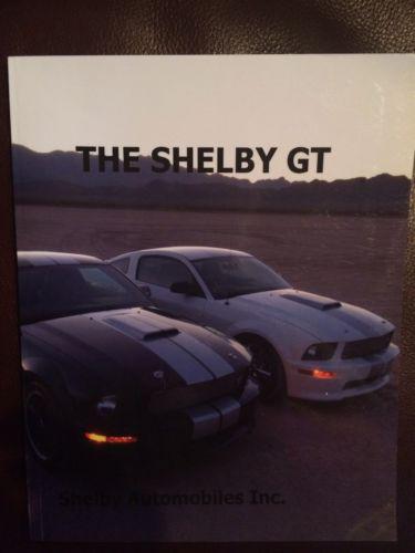 The shelby gt book, rare, building the shelby gt