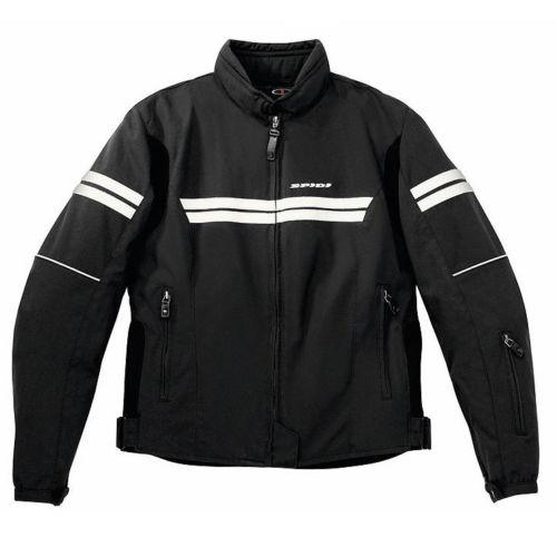 New spidi ladies jk textile womens textile jacket, black/ice, large/lg