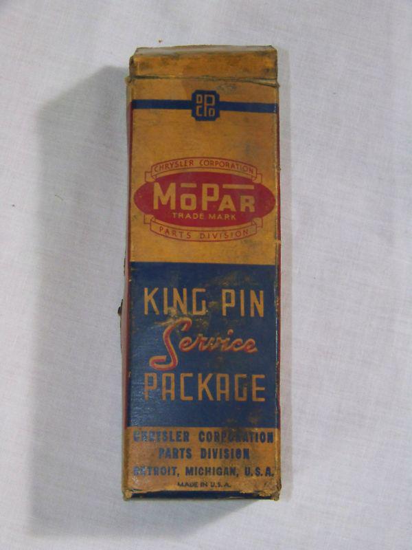 Vintage chrysler mopar part box king-pin service package #830648 - empty
