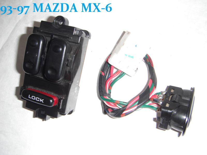 M-edition mazda mx6 power window switch left driver right& pass side 93-97