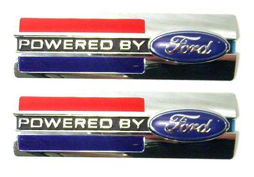 Brand new pair of powered by ford shelby gt emblems badges 2007-2013