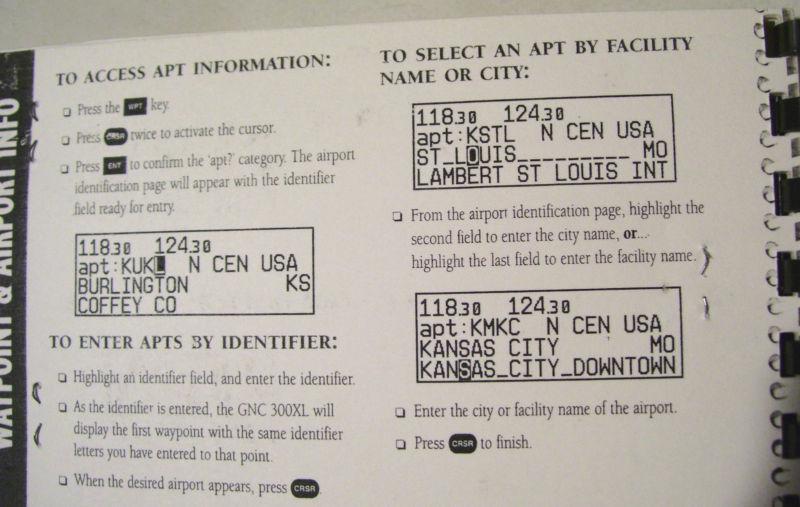 GNC300XL GPS QUICK CHECK LISTS (USED) & CHEAT SHEETS (NEW), US $0.99, image 3