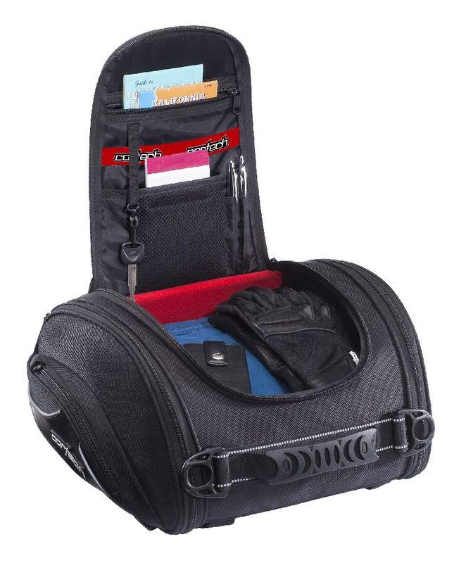 Cortech Super 2.0 Sport Tail Bag 24L & Saddlebag Black Luggage Combo Bag Set, US $242.98, image 7
