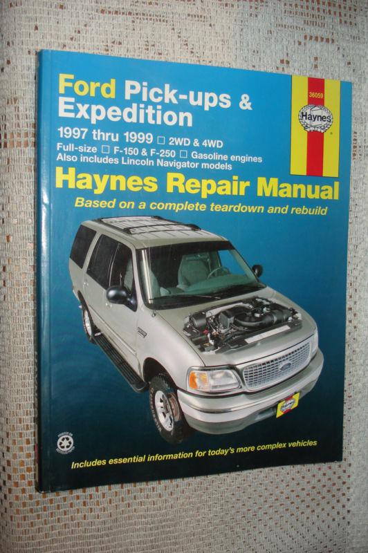 1997-1999 ford truck and expedition shop manual service book 1998 repair book