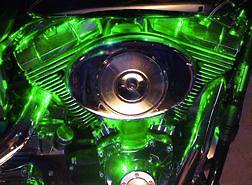 Green motorcycle 20 led accent light kit