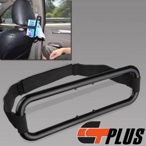 Auto van sun visor back seat plastic clip elastic strap tissue paper box storage