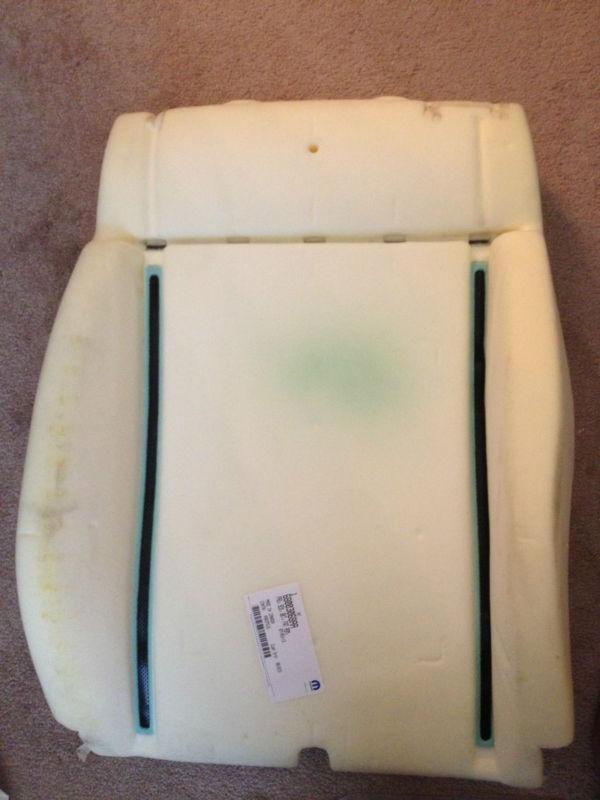 Jeep jk wrangler drivers side seat back cushion mopar pn 68003068aa 2007-20012