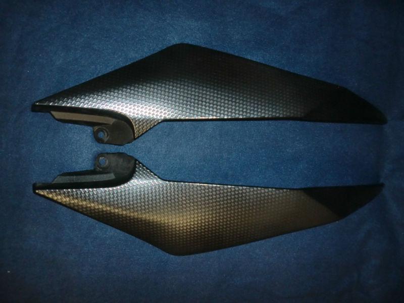 08-13 yamaha yzf r6 r6r oem fuel tank side trim plastic right left panel inserts