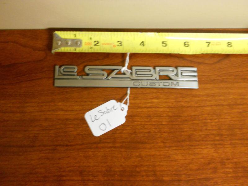 Buick lesabre custom emblem, gm, general motors, badge, art or restore, vintage