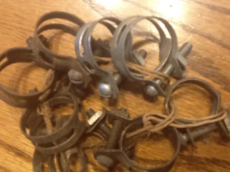 Sell VINTAGE HEATER HOSE CLAMPS ORIGINAL 1930's1950's Buick ,Ply, Ford