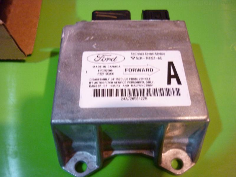 NEW OEM FORD AIR BAG SENSOR 2004 2005 2006 FORD F150 RESTRAINT CONTROL MODULE, US $200.00, image 2