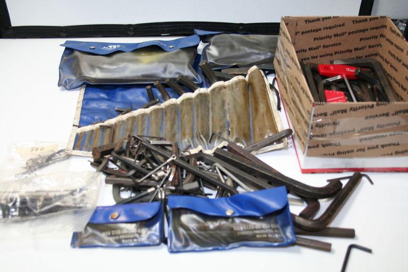 Allen bondhus eklind made in usa hex wrench lot 30 pounds standard and metric
