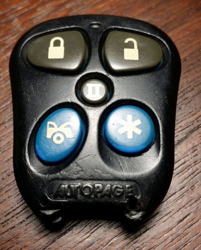 Autopage xt-33 keyless entry alarm remote fob, fcc id: h50t21, item 632